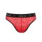 Чоловічі напівпрозорі труси Passion 031 SLIP MIKE XXL/XXXL Red, під леопард