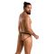 Чоловічі відкриті сліпи Passion 034 OPEN LUKE XXL/XXXL Black, екошкіра