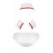Комплект еротичної чоловічої білизни Passion 037 GREGORY XXL/XXXL White, труси, комірець, манжети