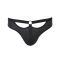Чоловічі сліпи з вирізами Passion 041 SLIP JOE L/XL Black, екошкіра, відкриті сідниці