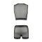 Комплект чоловічої білизни на шнурівці Passion 053 SET WILLIAM XXL/XXXL Black, жилет, боксери