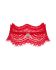 Широкий мереживний чокер Obsessive Bergamore choker, red