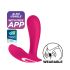 Смарт-вібратор у трусики Satisfyer Top Secret Pink вагінально-кліторальний, 2 мотори
