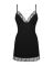Сорочка та трусики Obsessive Bella Rou chemise & thong XL/2X