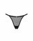 Прозорі стрінги із мереживом Obsessive Celia Noir thong XS/S