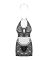 Еротичний костюм покоївки Obsessive Servgirl costume S/M, халат, стрінги, фартух, обруч
