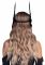 Пов’язка на голову з крилами Leg Avenue Feather headband Black, пір’я та натуральна шкіра