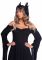 Пов’язка на голову з крилами Leg Avenue Feather headband Black, пір’я та натуральна шкіра