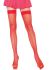 Панчохи-сітка Leg Avenue Nylon Fishnet Thigh Highs One size, Red, дрібна сітка