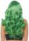 Хвиляста перука Leg Avenue Misfit Long Wavy Wig Green, довга, реалістичний вигляд, 61 см