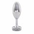 Металева анальна пробка DOXY Butt Plug SMOOTH, гладенька, діаметр 3,3 см