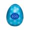 Мастурбатор-яйце Tenga Egg Snow Crystal з охолоджувальним лубрикантом