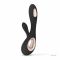 Вібратор-кролик LELO Soraya Wave Black, манливі рухи стовбура