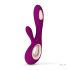 Вібратор-кролик LELO Soraya Wave Deep Rose, манливі рухи стовбура