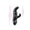 Вібратор-кролик з електростимуляцією Mystim Hop Hop Bob Black Edition
