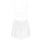 Пеньюар і трусики Obsessive Heavenlly babydoll & thong M/L