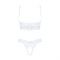Еротичний комплект Obsessive Heavenlly 2-pcs cupless set XL/2XL, відкриті груди, з доступом