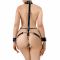 Бондажний набір з металевим анальним гаком Art of Sex Beatrice Bondage set with anal hook № 1