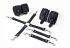 Набір для БДСМ Feral Feelings BDSM Kit 3 Black, наручники, поножі, хрестовина