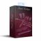 Набір Feral Feelings BDSM Kit 5 Burgundy, наручники, поножі, хрестовина, маска, падл