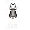 Корсет з відкритими грудьми Passion DOMINICA CORSET S/M beige, пажі для панчіх, стрінги