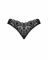 Мереживні стрінги Obsessive Donna Dream crotchless thong XS/S Black, відкритий доступ