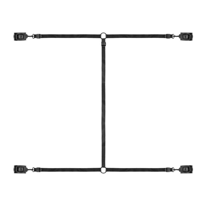 Фіксатор на ліжко з наручниками та поножами Bedroom Fantasies: Under the bed Restraint Bondage Set