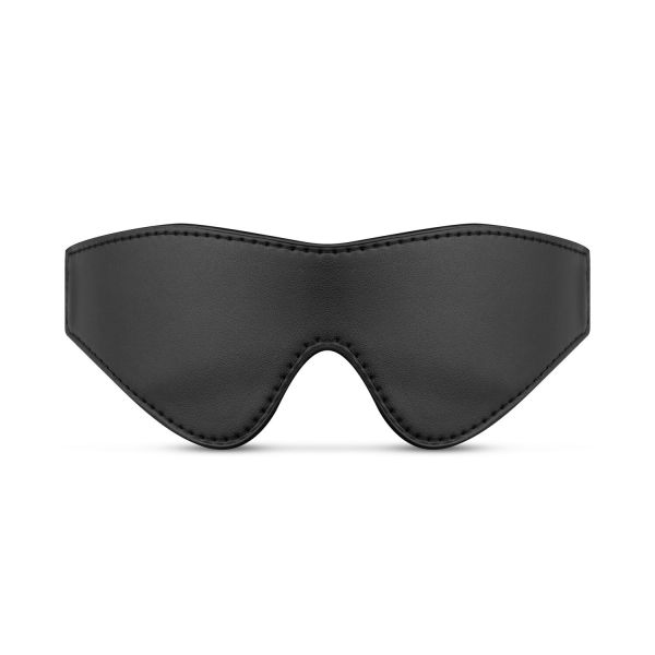 Маска Bedroom Fantasies: Faux Leather Blindfold, чорна