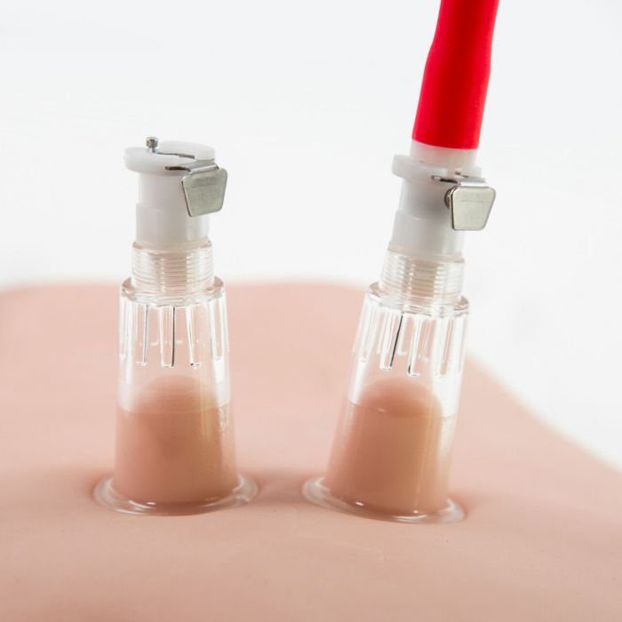 Вакуумна помпа для клітора Blush Temptasia – Beginner's Clitoral Pumping System, механічна, груша