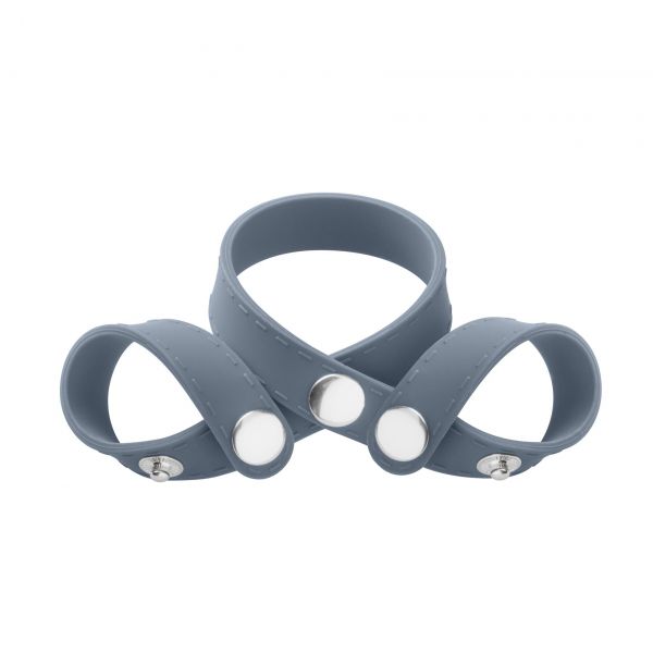 Ерекційне кільце з роздільником мошонки Boners 8-Style Ball Splitter