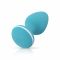 Анальна вібропробка Cala Azul – Blanca Vibrating anal plug, 10 режимів