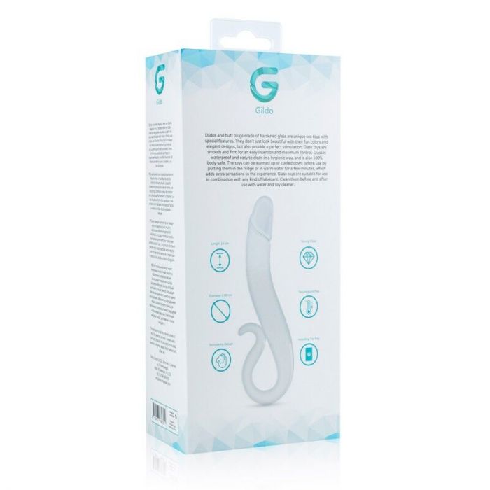 Скляний дилдо Gildo Glass Dildo No. 21, реалістична головка