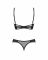 Комплект Obsessive Roxelia 2-pcs crotchless set M/L