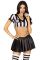 Костюм рефері Leg Avenue Time Out Referee M, кроп-топ спідниця свисток