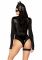 Еротичний костюм кішечки Leg Avenue Fierce Feline XS, боді, пояс з підв’язкою, маска кішки