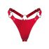 Трусики з натуральної шкіри Feral Feelings - String Bikini Red
