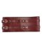 Шкіряний пояс для бондажу Liebe Seele Wine Red Waist Cuff, M Size