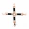 Хрестовина для фіксації Liebe Seele Rose Gold Memory Hog Tie, натуральна шкіра, рожеве золото