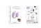 Віброяйце з вакуумною кліторальною стимуляцією Love To Love Wonderlover VIVA MAUVE