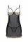 Еротичний пеньюар Passion MARINA CHEMISE, XXL/XXXL, beige