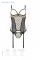 Корсет Passion MARINA CORSET, S/M, beige, з відкритими чашками