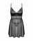 Еротичний комплект Obsessive Chemeris babydoll & thong XS/S, пеньюар та стрінги
