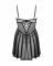 Еротичний комплект Obsessive Chemeris babydoll & thong M/L, пеньюар та стрінги