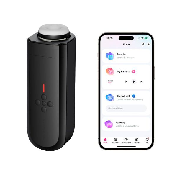 Інтерактивний смарт-мастурбатор Lovense Solace, до 280 фрикцій на хвилину, до 12,5 годин роботи