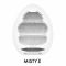 Мастурбатор-яйце Tenga Egg Misty II, щільний TPE, пробник лубриканту 5 мл