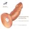 Фалоімітатор з вібрацією Hismith Slightly Curved Vibrating Silicone Dildo Monster Series, KlicLok