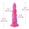 Фалоімітатор для секс-машин Hismith Awl Shape Silicone Dildo Monster Series, кріплення KlicLok