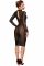 Сукня з мокрим ефектом Noir Handmade F182 Classic dress made of elastic tulle, S