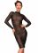 Сукня з мокрим ефектом Noir Handmade F182 Classic dress made of elastic tulle, S