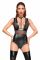 Боді з мокрим ефектом Noir Handmade F183 Powerwetlook body, S